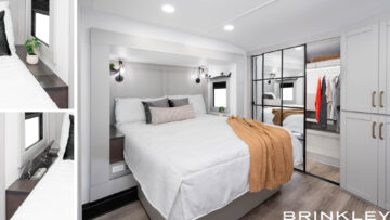 Optional Queen Bed with Nightstands