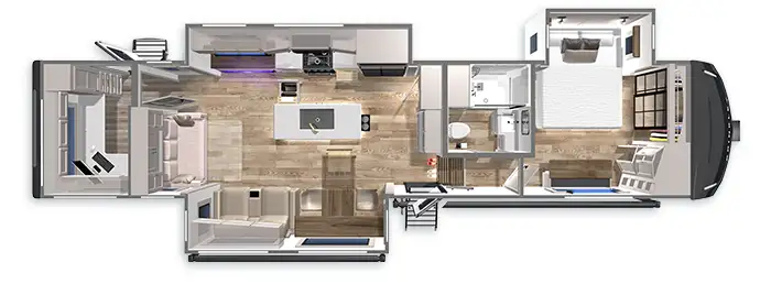 Z3515 Fifth Wheel with an Office